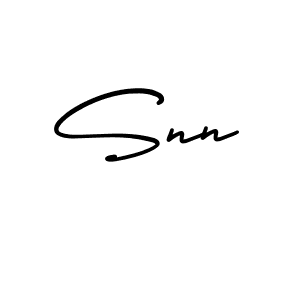 Design your own signature with our free online signature maker. With this signature software, you can create a handwritten (AmerikaSignatureDemo-Regular) signature for name Snn. Snn signature style 3 images and pictures png