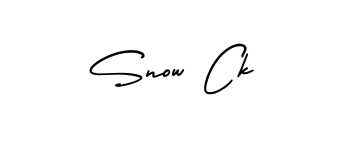 It looks lik you need a new signature style for name Snow Ck. Design unique handwritten (AmerikaSignatureDemo-Regular) signature with our free signature maker in just a few clicks. Snow Ck signature style 3 images and pictures png