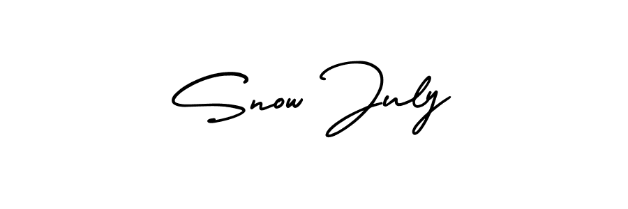 Make a beautiful signature design for name Snow July. Use this online signature maker to create a handwritten signature for free. Snow July signature style 3 images and pictures png
