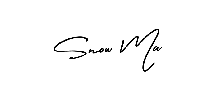 Make a beautiful signature design for name Snow Ma. Use this online signature maker to create a handwritten signature for free. Snow Ma signature style 3 images and pictures png