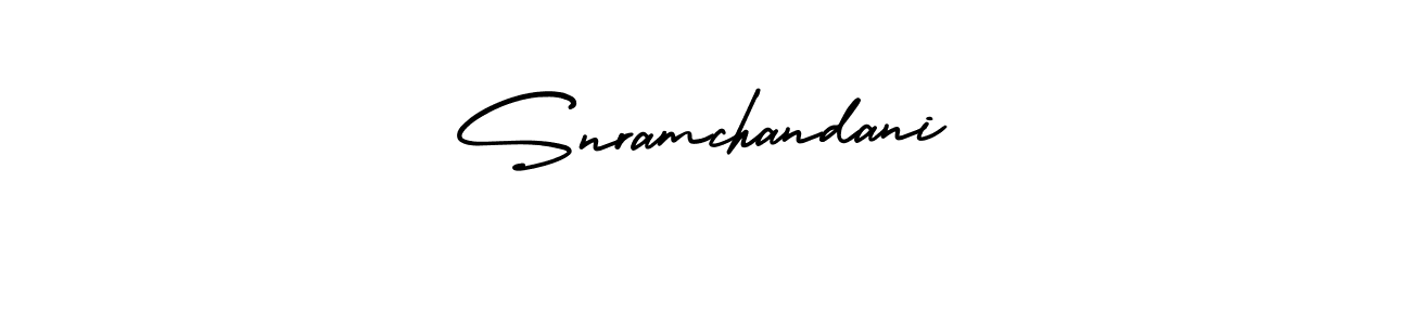 Best and Professional Signature Style for Snramchandani. AmerikaSignatureDemo-Regular Best Signature Style Collection. Snramchandani signature style 3 images and pictures png