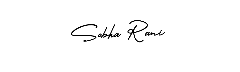 AmerikaSignatureDemo-Regular is a professional signature style that is perfect for those who want to add a touch of class to their signature. It is also a great choice for those who want to make their signature more unique. Get Sobha Rani name to fancy signature for free. Sobha Rani signature style 3 images and pictures png