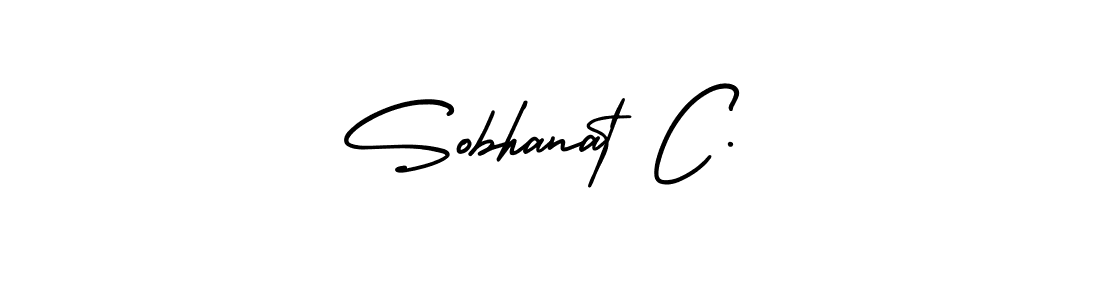 This is the best signature style for the Sobhanat C. name. Also you like these signature font (AmerikaSignatureDemo-Regular). Mix name signature. Sobhanat C. signature style 3 images and pictures png