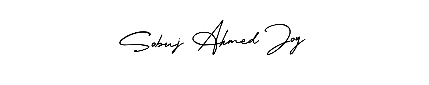 if you are searching for the best signature style for your name Sobuj Ahmed Joy. so please give up your signature search. here we have designed multiple signature styles  using AmerikaSignatureDemo-Regular. Sobuj Ahmed Joy signature style 3 images and pictures png