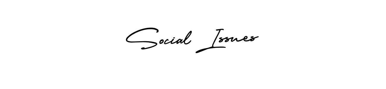 Make a beautiful signature design for name Social Issues. Use this online signature maker to create a handwritten signature for free. Social Issues signature style 3 images and pictures png