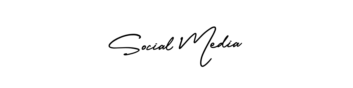 AmerikaSignatureDemo-Regular is a professional signature style that is perfect for those who want to add a touch of class to their signature. It is also a great choice for those who want to make their signature more unique. Get Social Media name to fancy signature for free. Social Media signature style 3 images and pictures png