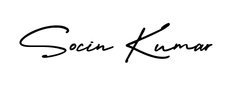 Give your name Socin Kumar an exquisite flair with the AmerikaSignatureDemo-Regular script font. Ideal for contracts, resumes, and formal letterheads. Socin Kumar signature style 3 images and pictures png