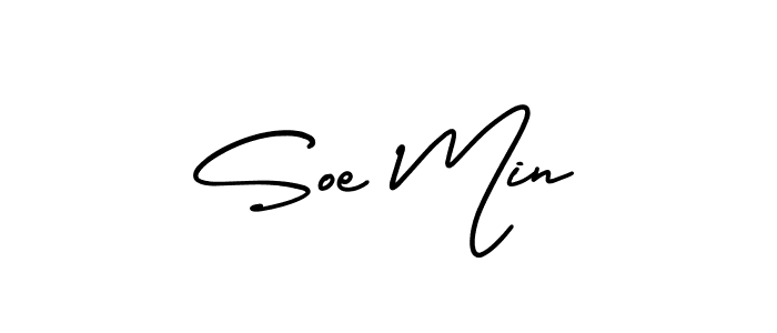 How to Draw Soe Min signature style? AmerikaSignatureDemo-Regular is a latest design signature styles for name Soe Min. Soe Min signature style 3 images and pictures png