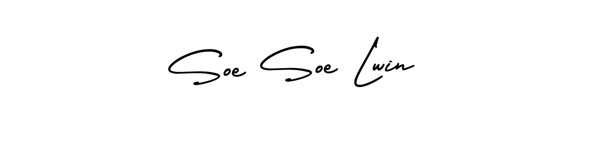 Best and Professional Signature Style for Soe Soe Lwin. AmerikaSignatureDemo-Regular Best Signature Style Collection. Soe Soe Lwin signature style 3 images and pictures png