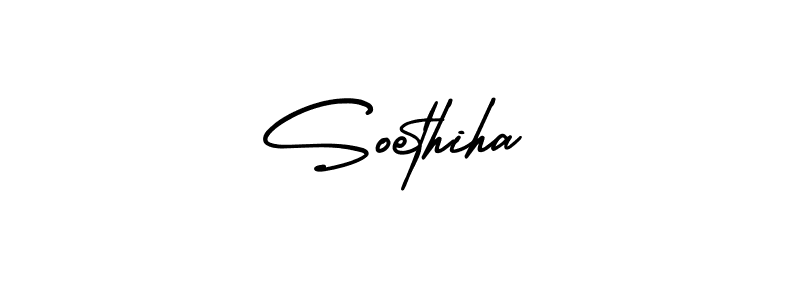 Create a beautiful signature design for name Soethiha. With this signature (AmerikaSignatureDemo-Regular) fonts, you can make a handwritten signature for free. Soethiha signature style 3 images and pictures png