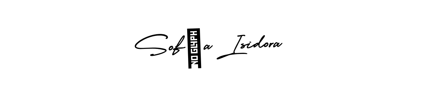 Use a signature maker to create a handwritten signature online. With this signature software, you can design (AmerikaSignatureDemo-Regular) your own signature for name Sofía Isidora. Sofía Isidora signature style 3 images and pictures png