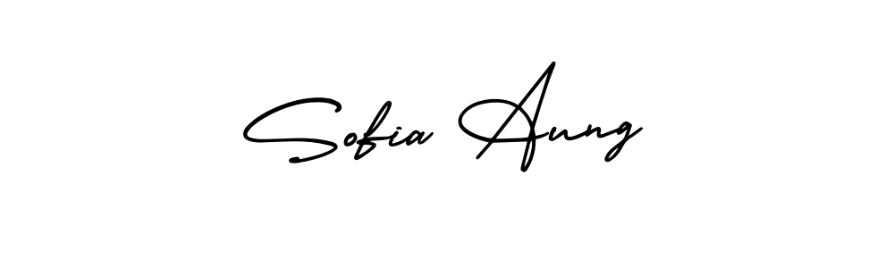 Check out images of Autograph of Sofia Aung name. Actor Sofia Aung Signature Style. AmerikaSignatureDemo-Regular is a professional sign style online. Sofia Aung signature style 3 images and pictures png