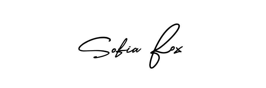 Best and Professional Signature Style for Sofia Fox. AmerikaSignatureDemo-Regular Best Signature Style Collection. Sofia Fox signature style 3 images and pictures png