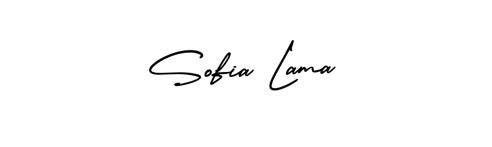 Use a signature maker to create a handwritten signature online. With this signature software, you can design (AmerikaSignatureDemo-Regular) your own signature for name Sofia Lama. Sofia Lama signature style 3 images and pictures png