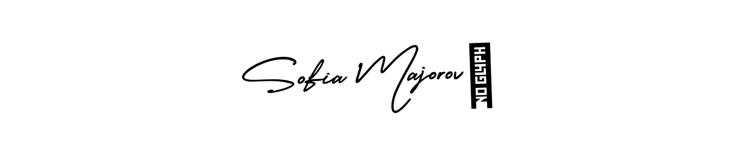 Create a beautiful signature design for name Sofia Majorová. With this signature (AmerikaSignatureDemo-Regular) fonts, you can make a handwritten signature for free. Sofia Majorová signature style 3 images and pictures png