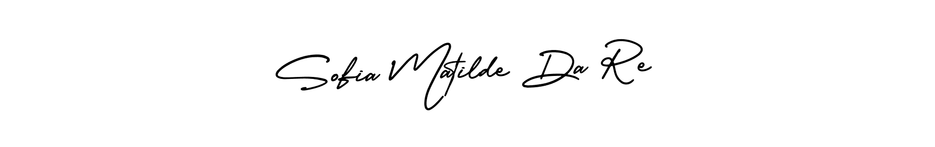 Sofia Matilde Da Re stylish signature style. Best Handwritten Sign (AmerikaSignatureDemo-Regular) for my name. Handwritten Signature Collection Ideas for my name Sofia Matilde Da Re. Sofia Matilde Da Re signature style 3 images and pictures png