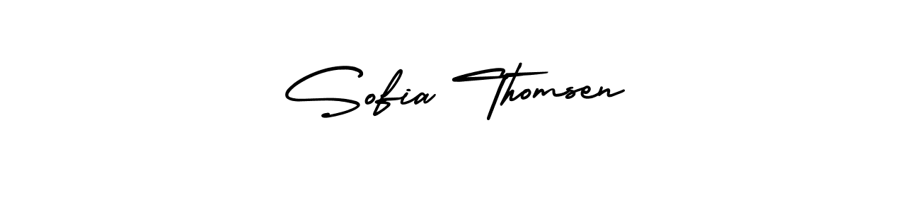 Also You can easily find your signature by using the search form. We will create Sofia Thomsen name handwritten signature images for you free of cost using AmerikaSignatureDemo-Regular sign style. Sofia Thomsen signature style 3 images and pictures png