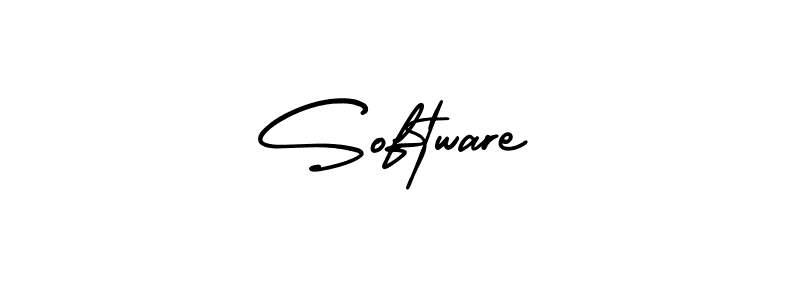 This is the best signature style for the Software name. Also you like these signature font (AmerikaSignatureDemo-Regular). Mix name signature. Software signature style 3 images and pictures png