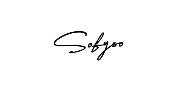 if you are searching for the best signature style for your name Sofyso. so please give up your signature search. here we have designed multiple signature styles  using AmerikaSignatureDemo-Regular. Sofyso signature style 3 images and pictures png
