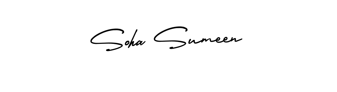 Best and Professional Signature Style for Soha Sumeen. AmerikaSignatureDemo-Regular Best Signature Style Collection. Soha Sumeen signature style 3 images and pictures png