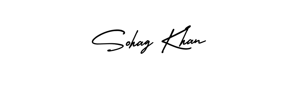 Create a beautiful signature design for name Sohag Khan. With this signature (AmerikaSignatureDemo-Regular) fonts, you can make a handwritten signature for free. Sohag Khan signature style 3 images and pictures png