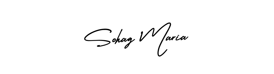 Make a beautiful signature design for name Sohag Maria. Use this online signature maker to create a handwritten signature for free. Sohag Maria signature style 3 images and pictures png