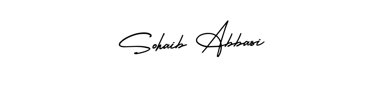 How to Draw Sohaib Abbasi signature style? AmerikaSignatureDemo-Regular is a latest design signature styles for name Sohaib Abbasi. Sohaib Abbasi signature style 3 images and pictures png