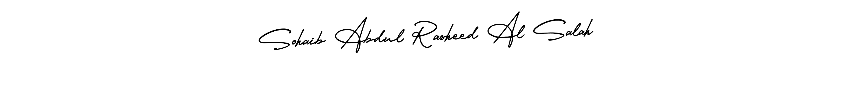 How to Draw Sohaib Abdul Rasheed Al Salah signature style? AmerikaSignatureDemo-Regular is a latest design signature styles for name Sohaib Abdul Rasheed Al Salah. Sohaib Abdul Rasheed Al Salah signature style 3 images and pictures png