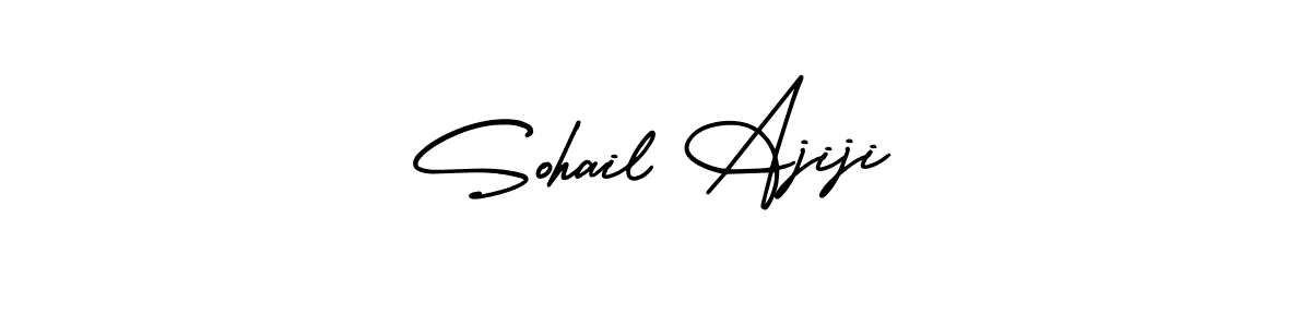 How to Draw Sohail Ajiji signature style? AmerikaSignatureDemo-Regular is a latest design signature styles for name Sohail Ajiji. Sohail Ajiji signature style 3 images and pictures png