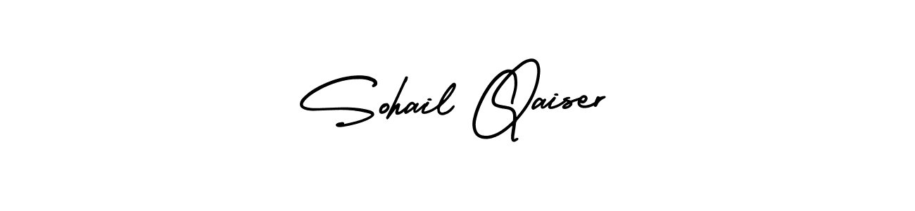 Sohail Qaiser stylish signature style. Best Handwritten Sign (AmerikaSignatureDemo-Regular) for my name. Handwritten Signature Collection Ideas for my name Sohail Qaiser. Sohail Qaiser signature style 3 images and pictures png