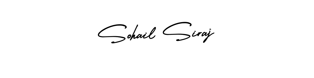 Create a beautiful signature design for name Sohail Siraj. With this signature (AmerikaSignatureDemo-Regular) fonts, you can make a handwritten signature for free. Sohail Siraj signature style 3 images and pictures png
