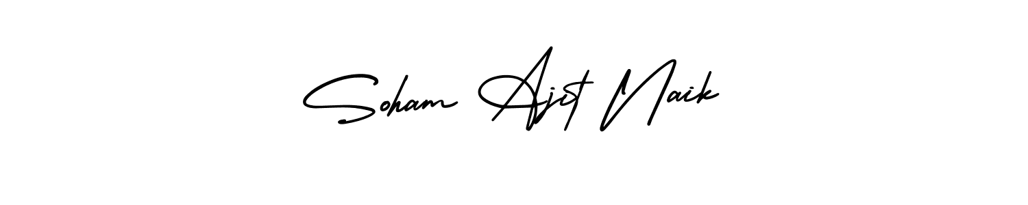Make a beautiful signature design for name Soham Ajit Naik. Use this online signature maker to create a handwritten signature for free. Soham Ajit Naik signature style 3 images and pictures png