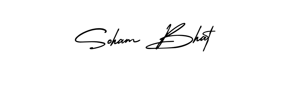 This is the best signature style for the Soham Bhat name. Also you like these signature font (AmerikaSignatureDemo-Regular). Mix name signature. Soham Bhat signature style 3 images and pictures png