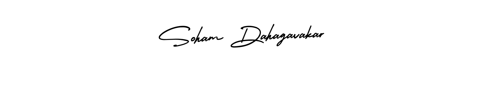 How to make Soham Dahagavakar name signature. Use AmerikaSignatureDemo-Regular style for creating short signs online. This is the latest handwritten sign. Soham Dahagavakar signature style 3 images and pictures png