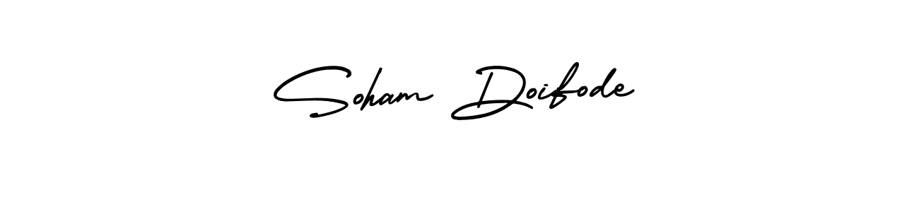 Soham Doifode stylish signature style. Best Handwritten Sign (AmerikaSignatureDemo-Regular) for my name. Handwritten Signature Collection Ideas for my name Soham Doifode. Soham Doifode signature style 3 images and pictures png