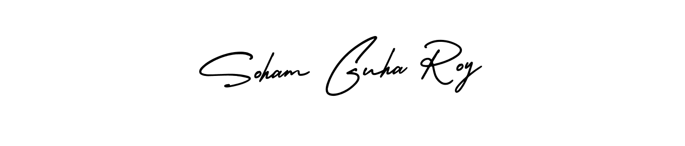 Soham Guha Roy stylish signature style. Best Handwritten Sign (AmerikaSignatureDemo-Regular) for my name. Handwritten Signature Collection Ideas for my name Soham Guha Roy. Soham Guha Roy signature style 3 images and pictures png