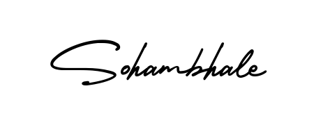 Also we have Sohambhale name is the best signature style. Create professional handwritten signature collection using AmerikaSignatureDemo-Regular autograph style. Sohambhale signature style 3 images and pictures png