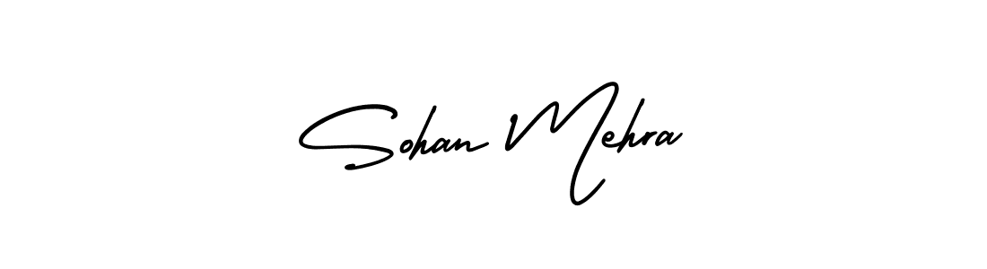 Create a beautiful signature design for name Sohan Mehra. With this signature (AmerikaSignatureDemo-Regular) fonts, you can make a handwritten signature for free. Sohan Mehra signature style 3 images and pictures png