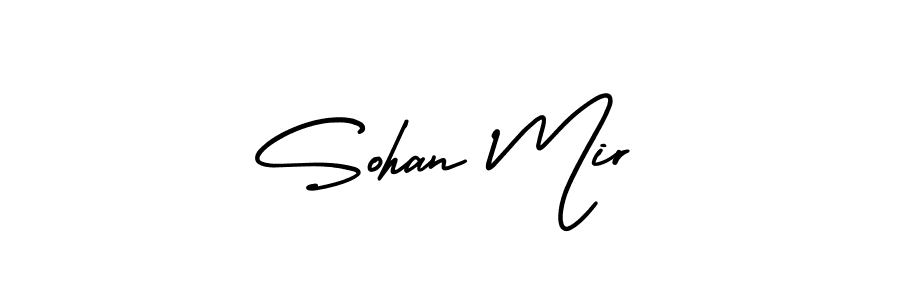 Create a beautiful signature design for name Sohan Mir. With this signature (AmerikaSignatureDemo-Regular) fonts, you can make a handwritten signature for free. Sohan Mir signature style 3 images and pictures png