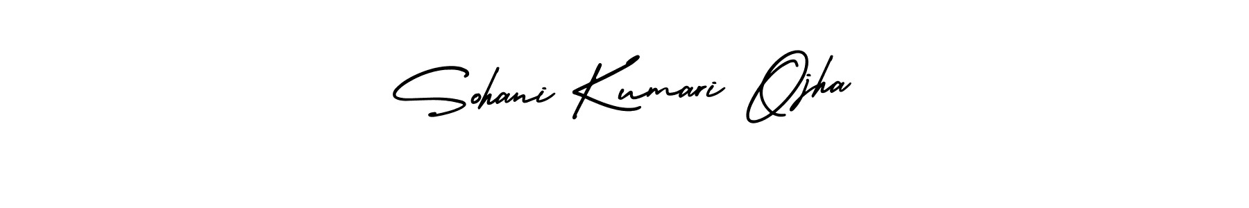 How to make Sohani Kumari Ojha name signature. Use AmerikaSignatureDemo-Regular style for creating short signs online. This is the latest handwritten sign. Sohani Kumari Ojha signature style 3 images and pictures png