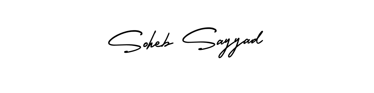 Also You can easily find your signature by using the search form. We will create Soheb Sayyad name handwritten signature images for you free of cost using AmerikaSignatureDemo-Regular sign style. Soheb Sayyad signature style 3 images and pictures png