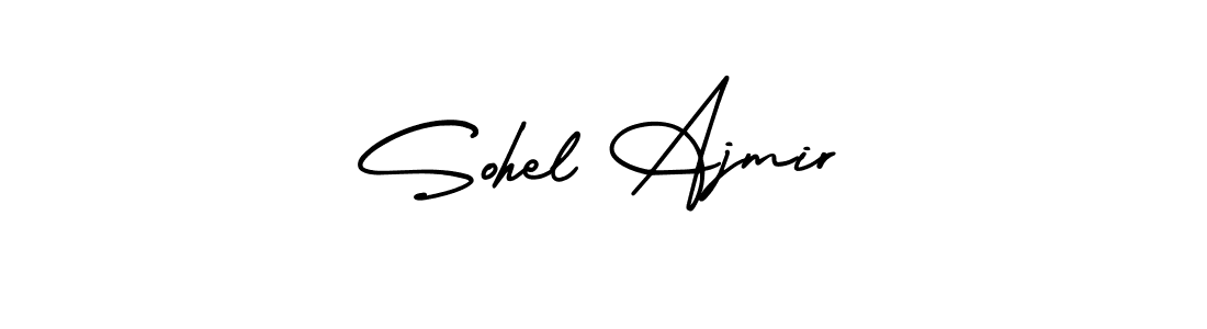 AmerikaSignatureDemo-Regular is a professional signature style that is perfect for those who want to add a touch of class to their signature. It is also a great choice for those who want to make their signature more unique. Get Sohel Ajmir name to fancy signature for free. Sohel Ajmir signature style 3 images and pictures png