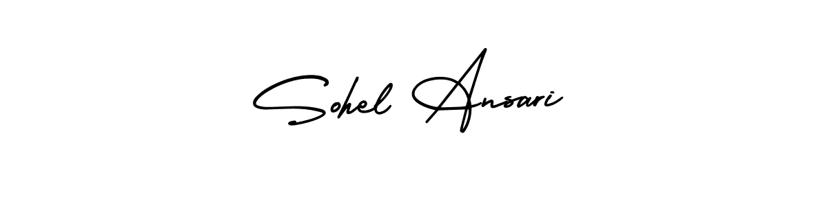 Best and Professional Signature Style for Sohel Ansari. AmerikaSignatureDemo-Regular Best Signature Style Collection. Sohel Ansari signature style 3 images and pictures png