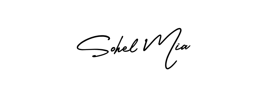 How to make Sohel Mia signature? AmerikaSignatureDemo-Regular is a professional autograph style. Create handwritten signature for Sohel Mia name. Sohel Mia signature style 3 images and pictures png