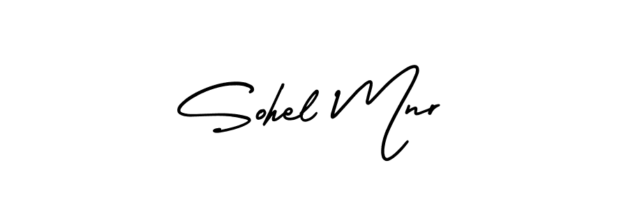 You can use this online signature creator to create a handwritten signature for the name Sohel Mnr. This is the best online autograph maker. Sohel Mnr signature style 3 images and pictures png