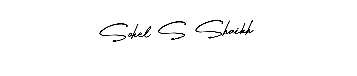 Design your own signature with our free online signature maker. With this signature software, you can create a handwritten (AmerikaSignatureDemo-Regular) signature for name Sohel S Shaikh. Sohel S Shaikh signature style 3 images and pictures png