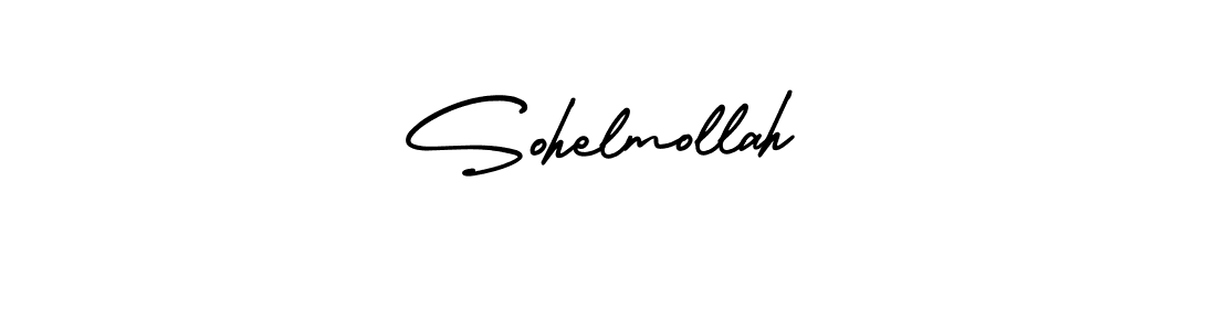 Best and Professional Signature Style for Sohelmollah. AmerikaSignatureDemo-Regular Best Signature Style Collection. Sohelmollah signature style 3 images and pictures png