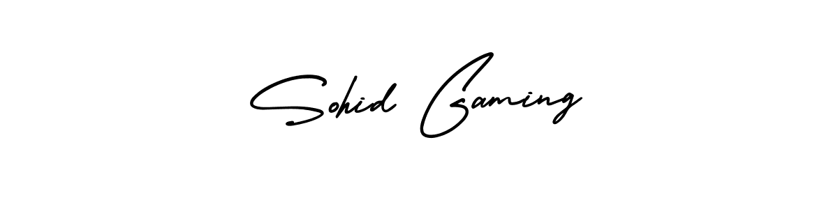 How to Draw Sohid Gaming signature style? AmerikaSignatureDemo-Regular is a latest design signature styles for name Sohid Gaming. Sohid Gaming signature style 3 images and pictures png