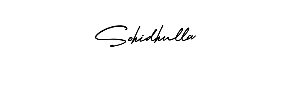 Make a short Sohidhulla signature style. Manage your documents anywhere anytime using AmerikaSignatureDemo-Regular. Create and add eSignatures, submit forms, share and send files easily. Sohidhulla signature style 3 images and pictures png