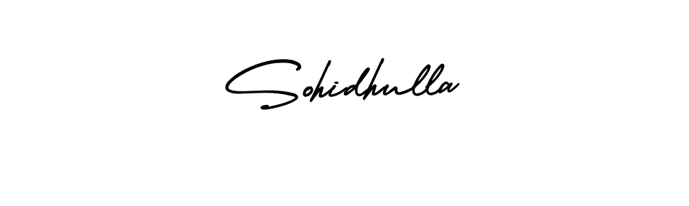Also we have Sohidhulla name is the best signature style. Create professional handwritten signature collection using AmerikaSignatureDemo-Regular autograph style. Sohidhulla signature style 3 images and pictures png